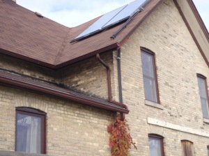 solcan™ Solar Thermal Panel Array, Domestic Hot Water Heating System, Petrolia, ON