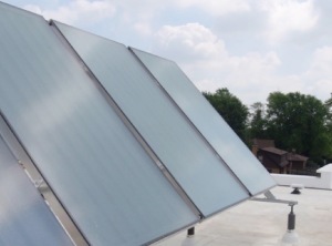 solcan™ Solar Thermal Panel Array, Domestic Hot Water Heating System, Rockwood Terrace, Durham, ON