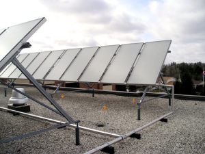 solcan™ Solar Thermal Panel Array, Domestic Hot Water Heating System, Rockwood Terrace, Durham, ON